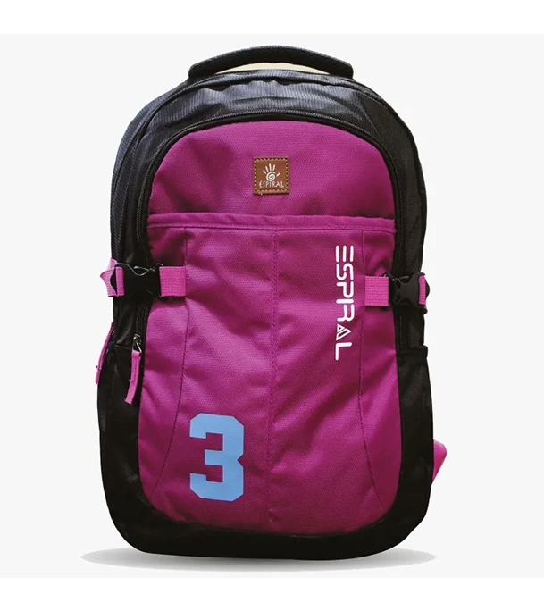 Buy Espiral 202402 3Series Nylon Fabric School College Backpack Lightweight at Best Price In Bangladesh