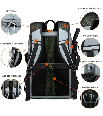 Buy Arctic Hunter Sports Multi Functional Backpack Large Capacity Outdoor Gym Football Independent Shoe Basketball Bag at Best Price In Bangladesh