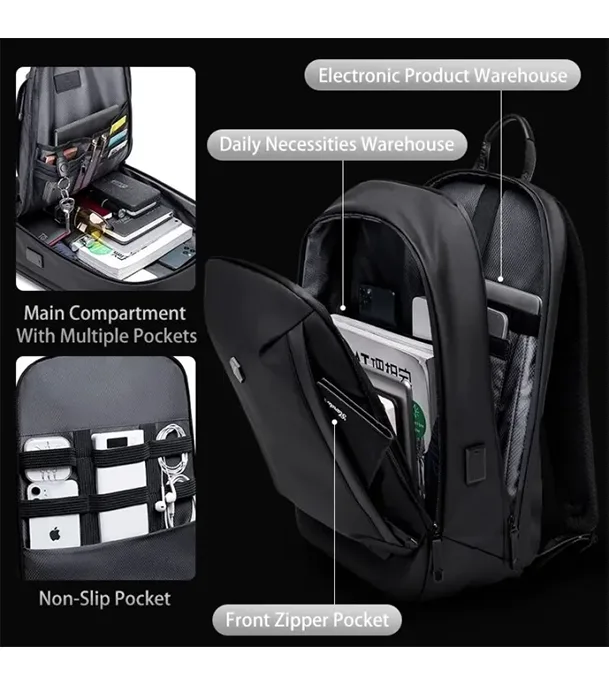 Buy Arctic Hunter Men's Anti Splash Backpack Simple Large Capacity Business Travel Computer Bag at Best Price In Bangladesh