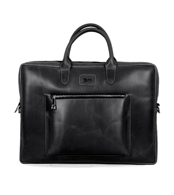Black Leather Laptop Bag  At Best Price In Bangladesh