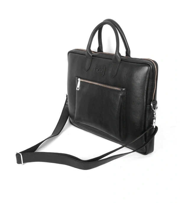 Black Leather Laptop Bag  At Best Price In Bangladesh