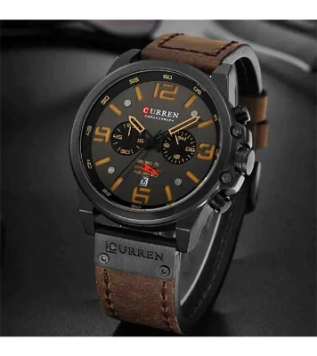 Buy CURREN 8314 leather belt Casual Waterproof Watch at Best Price In Bangladesh