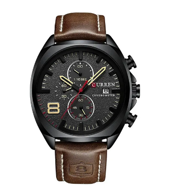 Buy CURREN 8324 Leather Sport Quartz Chronograph Watch for Men at Best Price In Bangladesh