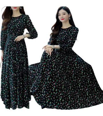 Buy China Lelin Digital Print Long Kurti Gown at Best Price in Bangladesh