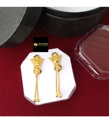 Picture of Forming Gold Plated 1.5 Gram Gold Color Polish Earrings For Women