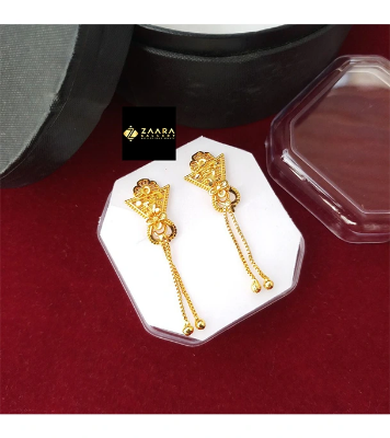 Picture of Forming Gold Plated 1.5 Gram Gold Color Polish Earrings For Women