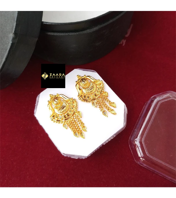 Buy Forming Gold Plated 1.5 Gram Gold Color Polish Earrings For Women at Best Price In Bangladesh