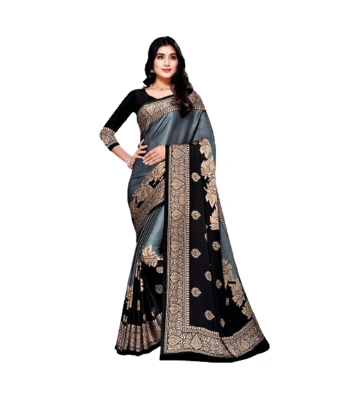 Buy Indian Silk Digital printed Saree with Blouse Pieces at Best Price In Bangladesh