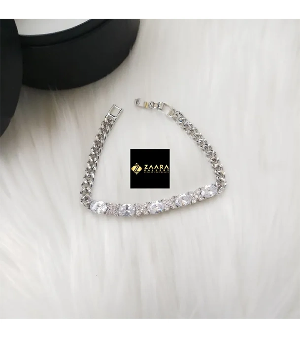 Buy Diamond Cut AD Stone Bracelet For Girls 