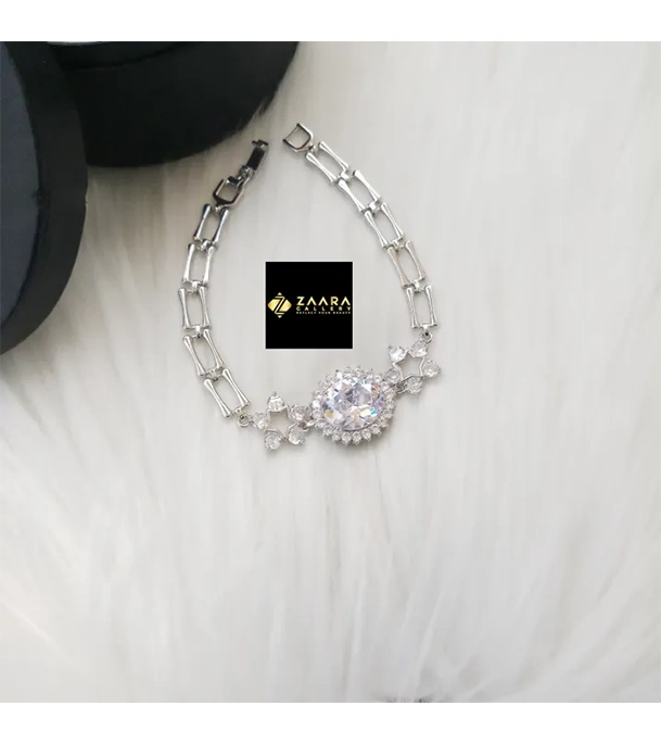 Buy Diamond Cut AD Stone Bracelet For Girls 