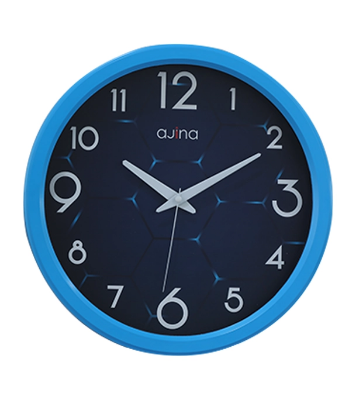 Buy Tulip Wall Clock Round - Blue T-1 at Best Price In Bangladesh
