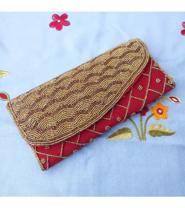 Buy Velvet Embroidered Purse Bag/ Hand Purse For Women & Girls at Best Price In Bangladesh