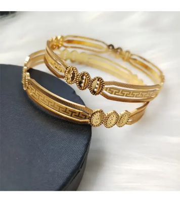 Buy City Gold/ Gold Plated Laser Cut Bangles - 2 Pieces for Women at Best Price in Bangladesh