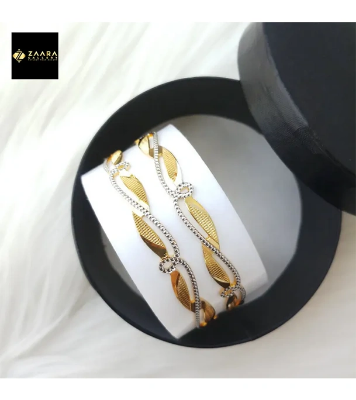 Buy City Gold/ Gold Plated Laser Cut Bangles - 2 Pieces for Women at Best Price in Bangladesh