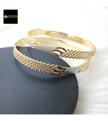 Buy City Gold/ Gold Plated Laser Cut Bangles - 2 Pieces for Women at Best Price in Bangladesh