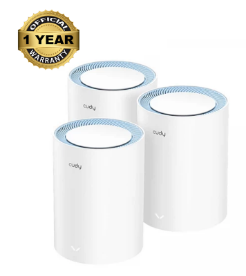 Buy Cudy M1200 AC1200 Mbps Gigabit Dual-Band Mesh Wi-Fi 5 System (3-Pack) at Best Price In Bangladesh