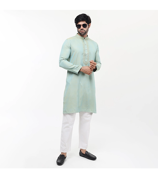 Buy Fine Tex Clothing's Aristocratic Quality Embroidered Panjabi For Men at Best Price In Bangladesh