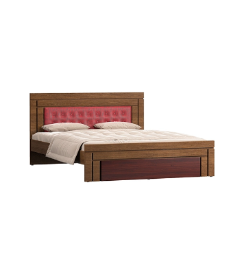 Regal Cherry Laminated Board King Bed Best Price in Bangladesh	