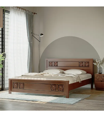 Buy Regal Eden Wooden King Bed Online	
