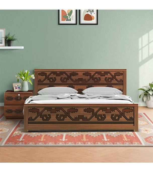 Regal Jamdani Wooden Double Bed Price in Bangladesh	