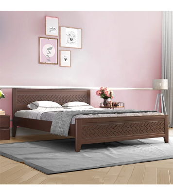 Buy Olivia Wooden Double Bed Online	