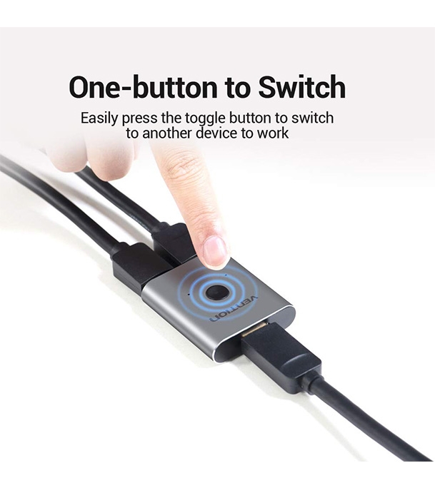 Buy VENTION AFUH0 2-Port HDMI Bi-Direction Switcher Silver Online