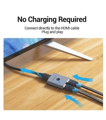 Buy VENTION AFUH0 2-Port HDMI Bi-Direction Switcher Silver Online