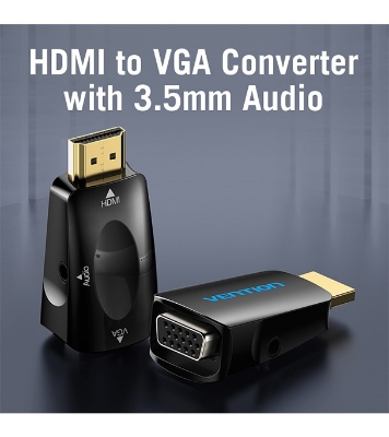 Buy VENTION AIDB0 HDMI To VGA Converter With 3.5MM Audio Online