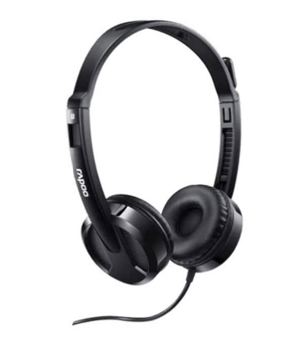 Buy Rapoo H120 USB Wired Headphone Black Online