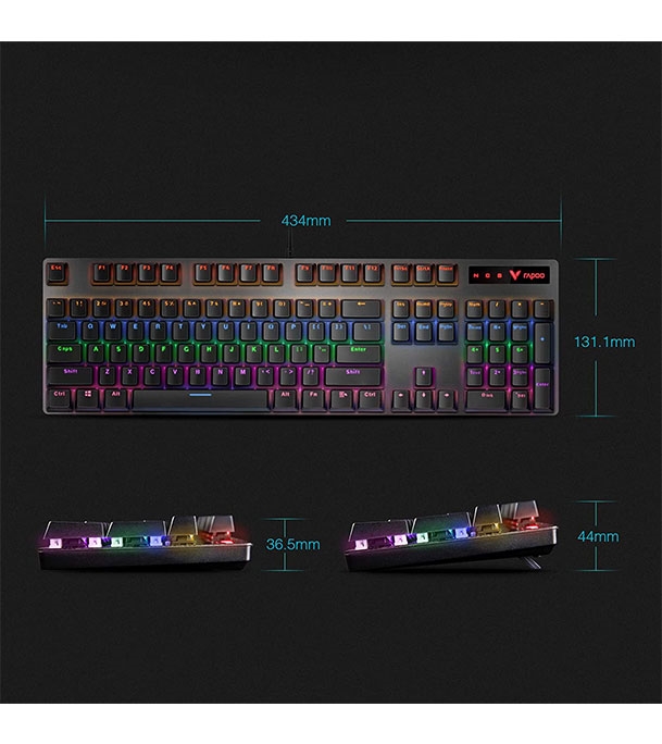 Buy Rapoo V500PRO Wired Mechanical Gaming Keyboard Blue Switches Online