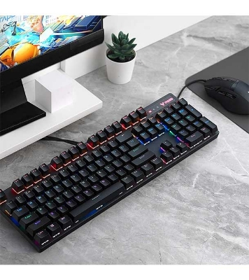 Buy Rapoo V500PRO Wired Mechanical Gaming Keyboard Blue Switches Online