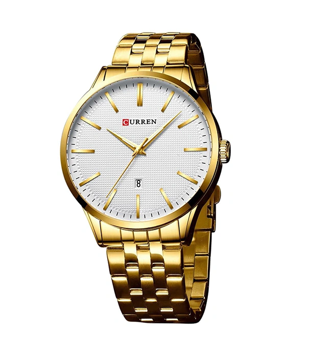 Buy CURREN Sport Waterproof Quartz Stainless Steel Couple Watch at Best Price In Bangladesh