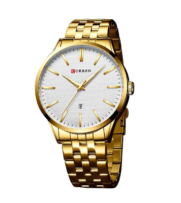 Buy CURREN Sport Waterproof Quartz Stainless Steel Couple Watch at Best Price In Bangladesh