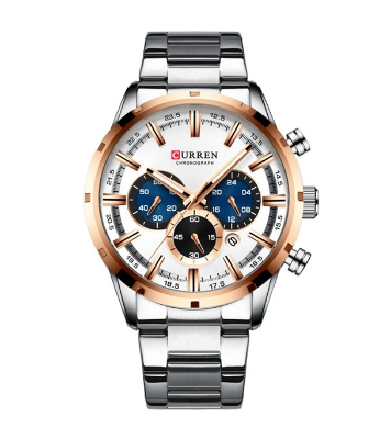 Buy CURREN Couple Watches Fashion Luxury Quartz Wristwatch Waterproof Romantic at Best Price in Bangladesh