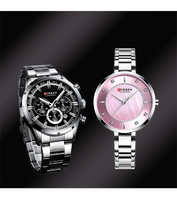 Buy CURREN Couple Watches Fashion Luxury Quartz Simple Lover Watches at Best Price in Bangladesh