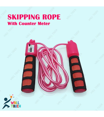 Buy Jump Ropes with Counter Sports Fitness Adjustable Fast Speed Counting Jump Skip Rope Skipping Wire at Best Price in Bangladesh