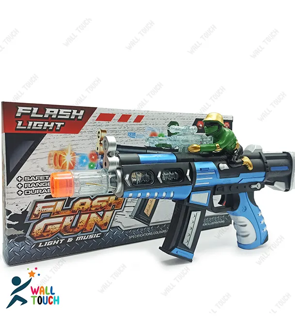 Buy Battery Operated FLASH GUN With Flashing Light And Flashing Sound Gun For Kids at Best Price in Bangladesh