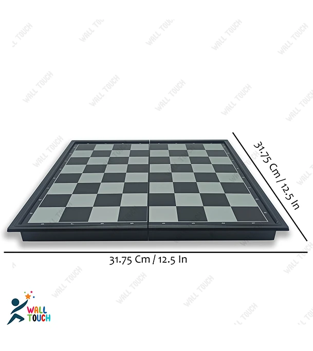Buy Square Magnetic Chess Board & Folding Large Black & White and  UB Golden & Silver Color at Best Price in Bangladesh