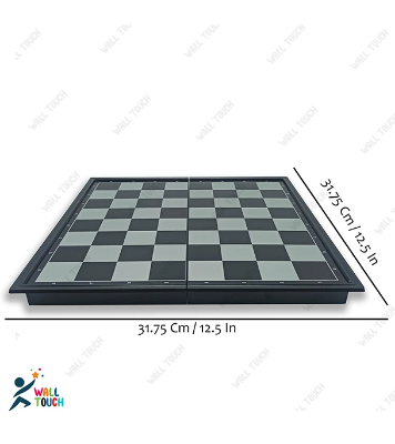 Buy Square Magnetic Chess Board & Folding Large Black & White and  UB Golden & Silver Color at Best Price in Bangladesh