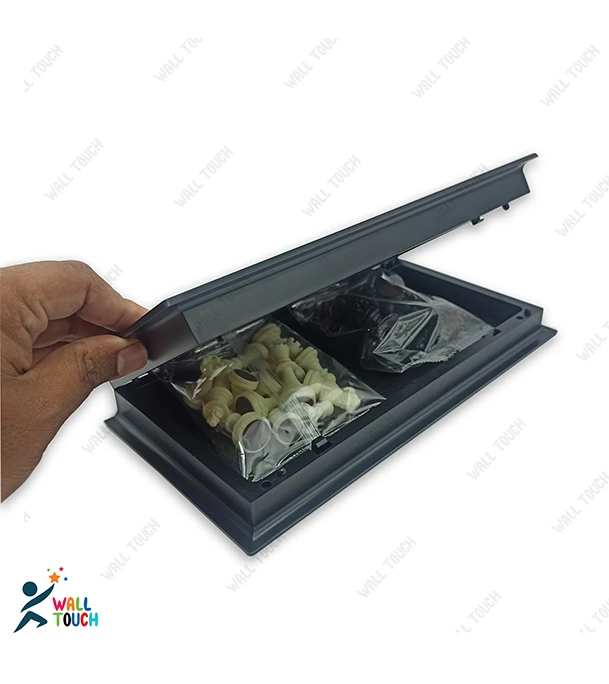 Buy Square Magnetic Chess Board & Folding Large Black & White and  UB Golden & Silver Color at Best Price in Bangladesh