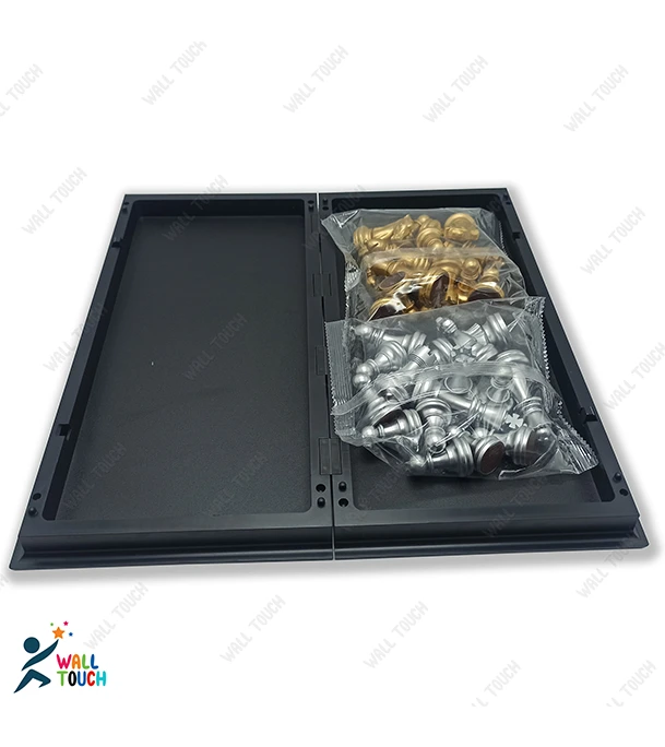 Buy Square Magnetic Chess Board & Folding Large Black & White and  UB Golden & Silver Color at Best Price in Bangladesh