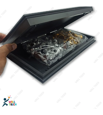 Buy Square Magnetic Chess Board & Folding Large Black & White and  UB Golden & Silver Color at Best Price in Bangladesh