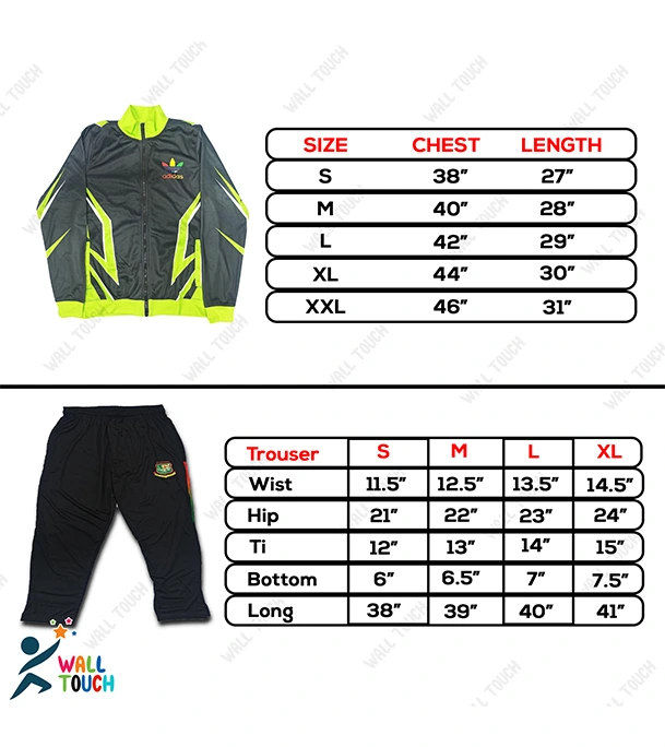 Buy Premium Quality Winter/ Sports/ Gym Tracksuit Jacket and Trouser Set and Separately for Men at Best Price in Bangladesh