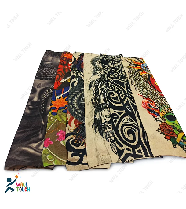 Buy 1 Pair New Fashion Man/Women/Rider UV Protection Fake Temporary TATTOO Arm Sleeves Cool Driving Sunscreen Cycling at Best Price in Bangladesh