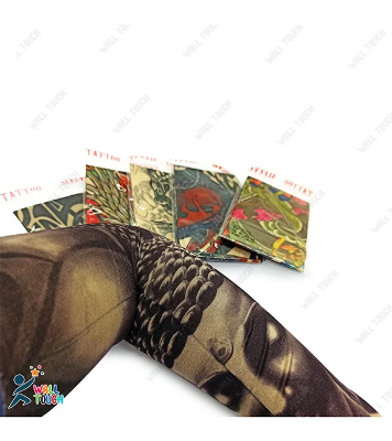 Buy 1 Pair New Fashion Man/Women/Rider UV Protection Fake Temporary TATTOO Arm Sleeves Cool Driving Sunscreen Cycling at Best Price in Bangladesh