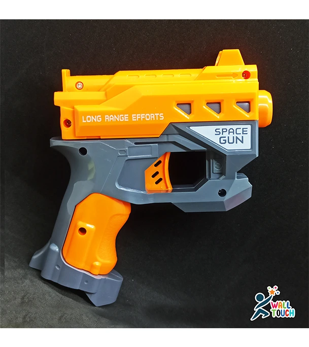Buy Fires Foam Shooter Plastic Soft Bull-et Blaster Space Toy Gun With Suction Target Drum & Bullet at Best Price in Bangladesh