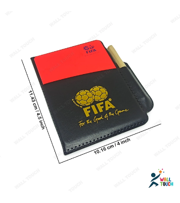 Buy FIFA Football Red And Yellow Cards Pencil & Scorebook Football Foul Card Record Soccer Games Referee  Equipment at Best Price in Bangladesh