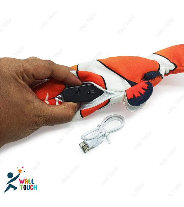 Buy Electric Usb Cable Rechargeable Cat Toys Flopping Dancing Moving Fish Realistic Funny Flipping Catfish Toy For Cat Exercise at Best Price in Bangladesh