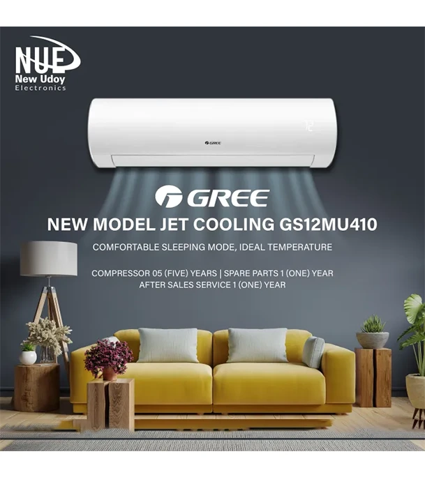 Gree 1 Ton Fairy Non Inverter Split 12000 BTU Air Conditioner (GS12MU410)