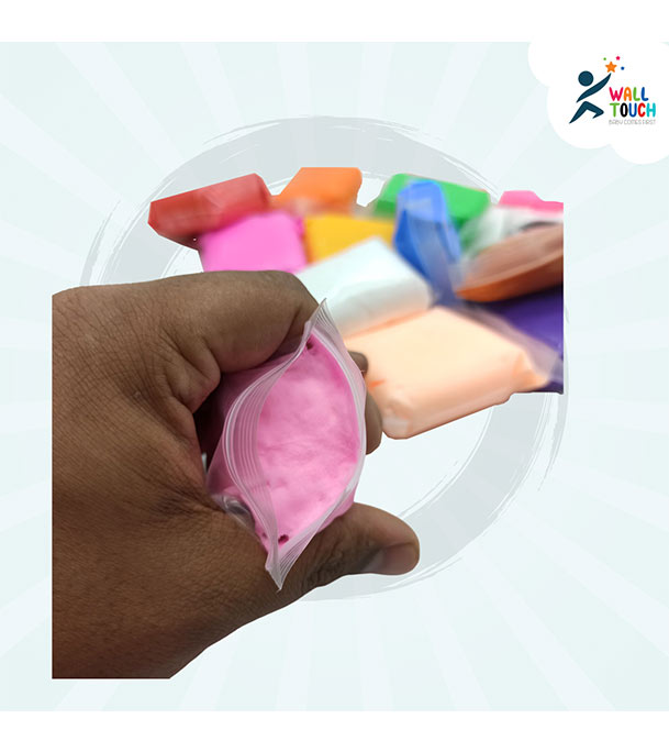 Buy Super Light Clay Drying Light Polymer Plasticine Modeling Handmade Educational Toy-12pcs at Best Price in Bangladesh
